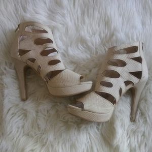 Arden B  Rosalan Caged Heels Sandals Size 8